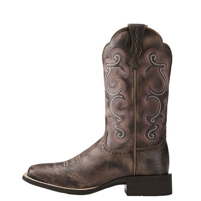 Ariat Quickdraw Çikolata Western Csizma Bayan (32574-924)